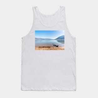 Okanagan Lake View with Blue Sky Tank Top